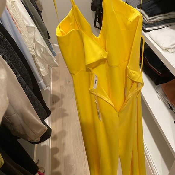 Yellow jumpsuit by Mango - Picture 7 of 8
